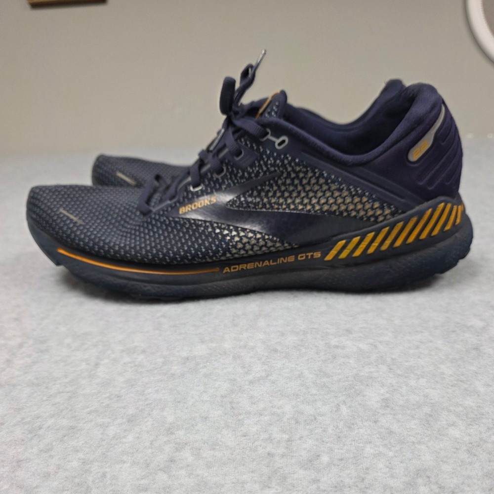 Brooks‎ Adrenaline GTS 22 Men 14 Peacoat/Grey/Sunflower Running Athletic Shoes